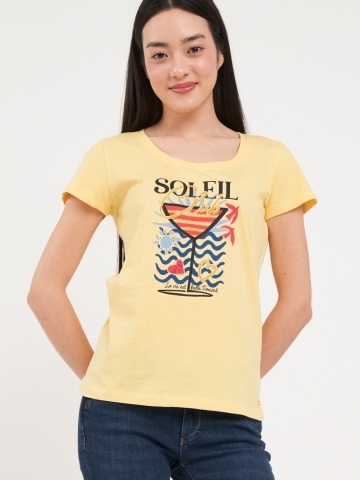Timeout - Tricou dama cu maneca scurta si imprimeu grafic - Img 4