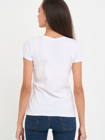 Timeout - Tricou dama maneca scurta cu imprimeu grafic floral - Img 5