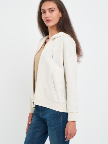 Kenvelo - Hanorac dama de culoare uniforma cu gluga - Img 7