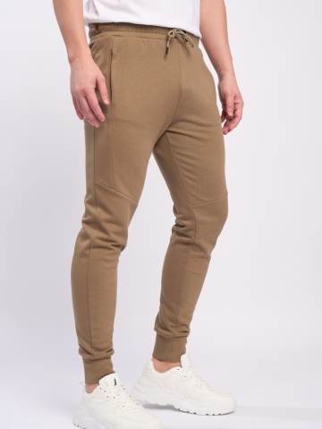 Kenvelo - Pantaloni sport barbat de culoare uniforma cu logo aplicat - Img 5