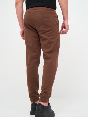 Kenvelo - Pantaloni sport barbat de culoare uniforma cu logo - Img 2