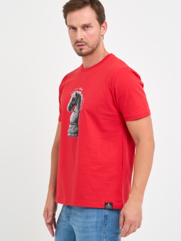 Kenvelo - Tricou barbat cu logo si imprimeu grafic - Img 6