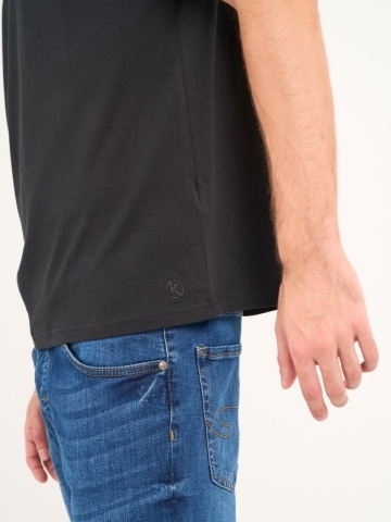 Kenvelo - Tricou barbat cu maneca scurta de culoare uniforma - Img 4