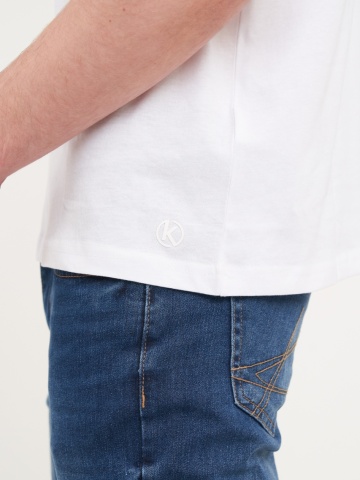 Kenvelo - Tricou barbat de culoare uniforma - Img 3