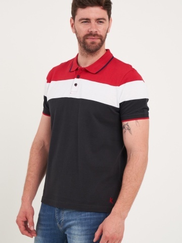 Kenvelo - Tricou barbat polo multicolor - Img 5
