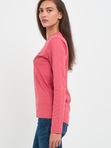 Kenvelo - Tricou dama cu maneca lunga cu imprimeu logo mentionat - Img 2