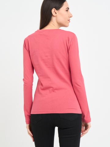 Kenvelo - Tricou dama cu maneca lunga si imprimeu logo - Img 5