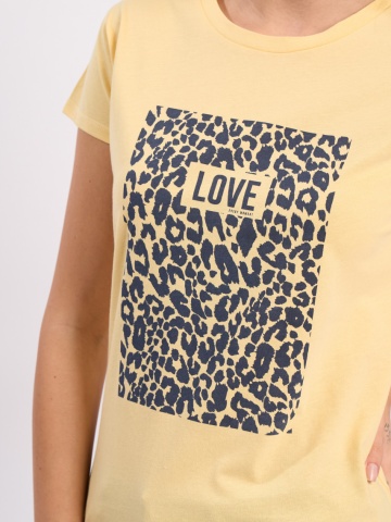 Kenvelo - Tricou maneca scurta de dama cu imprimeu text - Img 2
