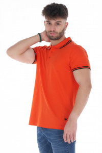 Kenvelo - Tricou polo barbat cu dungi contrastante