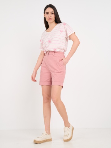 Lee Cooper - Bermude dama de culoare uniforma - Img 7