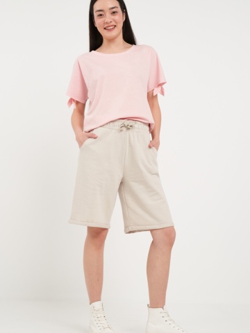 Lee Cooper - Bermude dama sport de culoare uniforma - Img 7