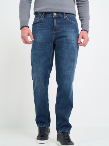 Lee Cooper - Blugi barbat carrot fit cu aspect decolorat