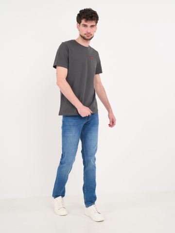 Lee Cooper - Blugi barbat straight cu aspect decolorat - Img 8