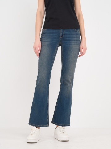 Lee Cooper - Blugi dama bootcut cu aspect decolorat - Img 5
