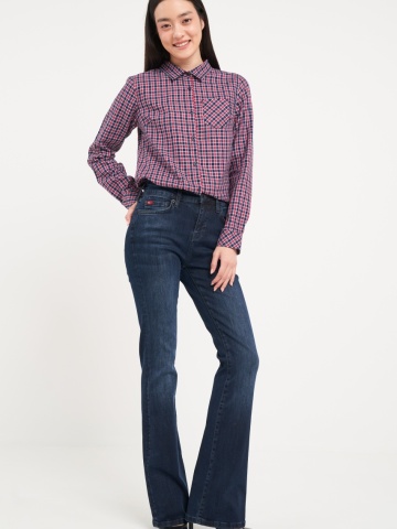 Lee Cooper - Blugi dama bootcut cu aspect usor decolorat - Img 10