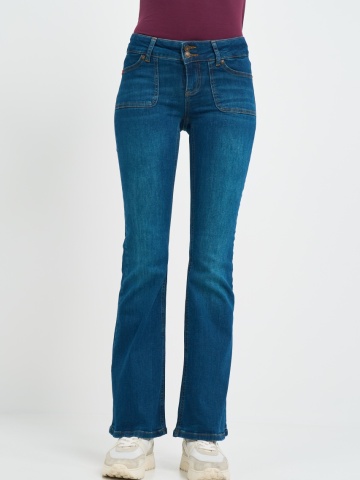 Lee Cooper - Blugi dama bootcut cu buzunare aplicate - Img 7
