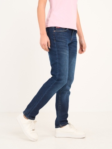 Lee Cooper - Blugi dama boyfriend cu aspect decolorat - Img 6
