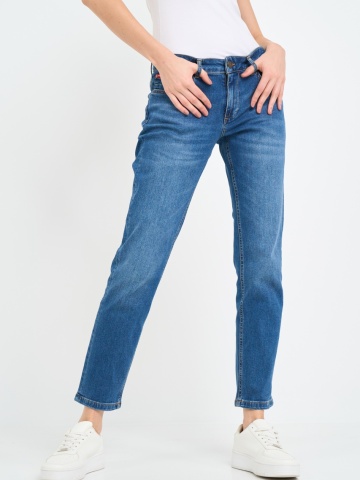 Lee Cooper - Blugi dama boyfriend cu aspect decolorat - Img 7