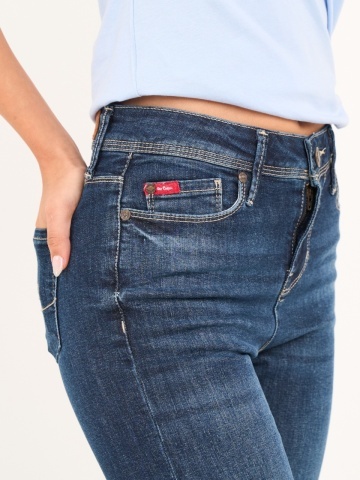Lee Cooper - Blugi dama girlfriend cu aspect decolorat - Img 4