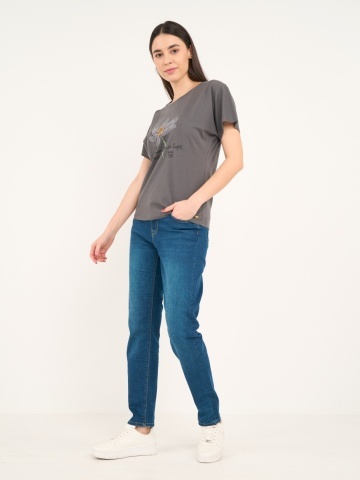 Lee Cooper - Blugi dama girlfriend cu aspect decolorat - Img 10