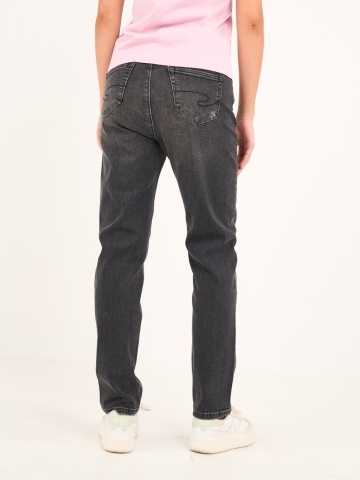 Lee Cooper - Blugi dama girlfriend de culoare inchisa cu aspect decolorat - Img 5