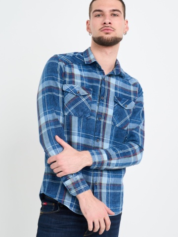 Lee Cooper - Camasa barbat cu buzunare aplicate