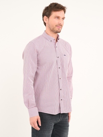 Lee Cooper - Camasa barbat cu carouri si detalii logo - Img 6