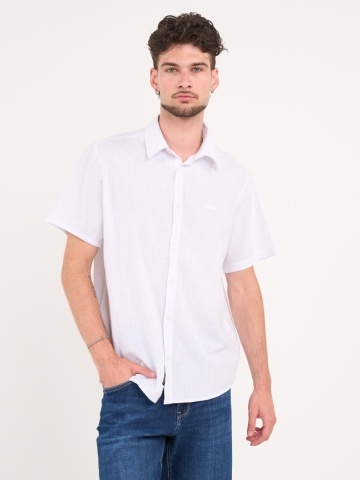 Lee Cooper - Camasa barbat cu maneca scurta regular de culoare uniforma