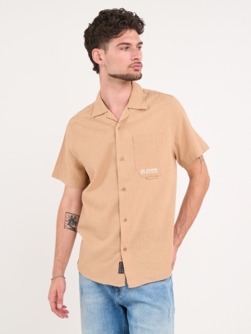 Lee Cooper - Camasa barbat cu maneca scurta si detalii logo - Img 6
