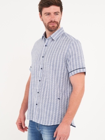Lee Cooper - Camasa barbat maneca scurta cu model in dungi - Img 5