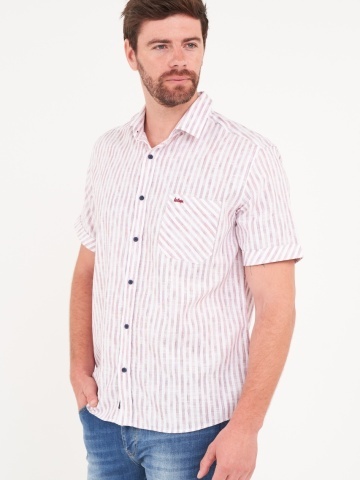 Lee Cooper - Camasa barbat maneca scurta cu model in dungi - Img 5