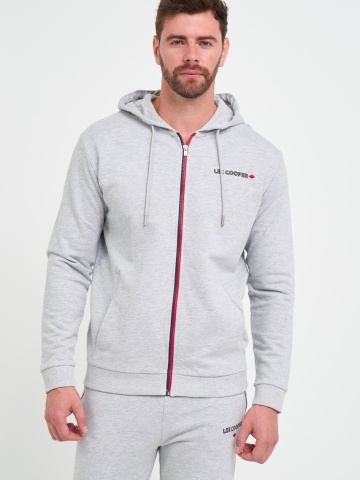 Lee Cooper - Hanorac barbat cu gluga si logo
