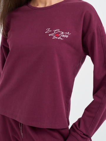 Lee Cooper - Hanorac dama cu logo aplicat - Img 7