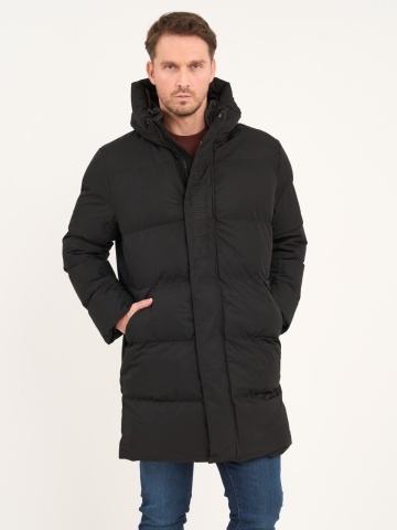 Lee Cooper - Jacheta barbat lunga cu buzunare si gluga