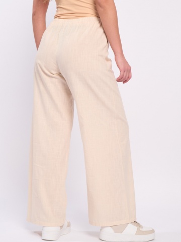 Lee Cooper - Pantaloni dama de culoare uniforma cu buzunare - Img 5