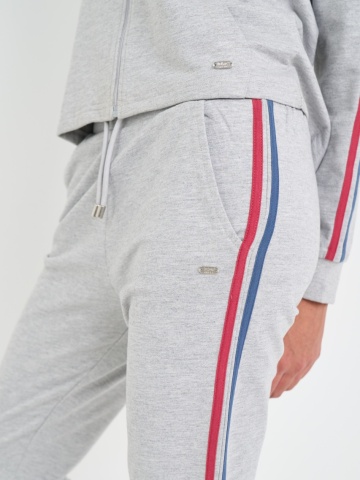 Lee Cooper - Pantaloni dama sport cu model in dungi - Img 4