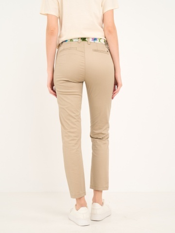 Lee Cooper - Pantaloni lungi dama de culoare uniforma cu detalii - Img 3