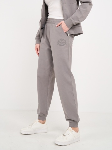 Lee Cooper - Pantaloni sport dama cu buzunare si logo aplicat - Img 4
