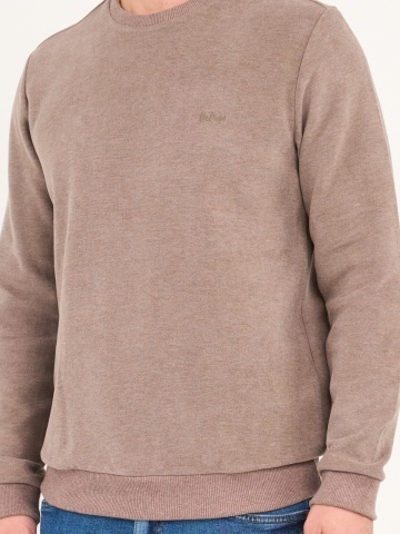 Lee Cooper - Pulover barbat de culoare uniforma cu detalii logo - Img 2