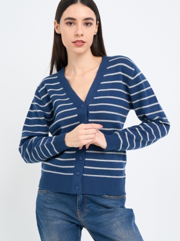 Lee Cooper - Pulover dama cu model in dungi - Img 6