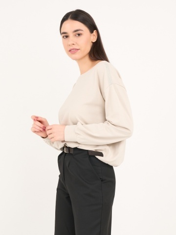 Lee Cooper - Pulover dama de culoare uniforma - Img 6
