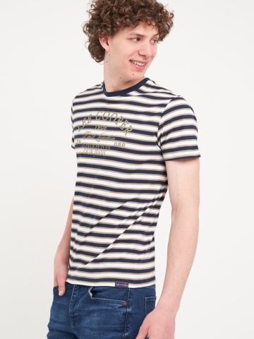 Lee Cooper - Tricou barbat cu model in dungi - Img 4