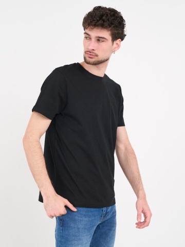 Lee Cooper - Tricou barbat de culoare uniforma cu detalii logo - Img 2