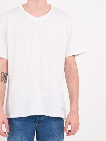 Lee Cooper - Tricou barbat de culoare uniforma cu detalii - Img 2