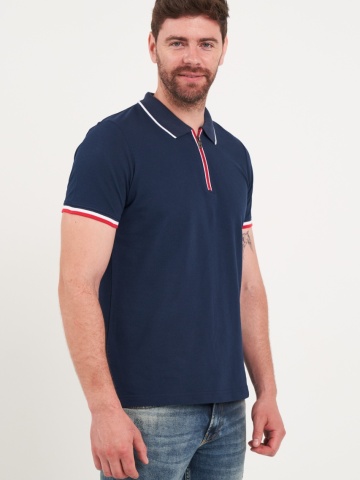 Lee Cooper - Tricou barbat polo cu fermoar - Img 3