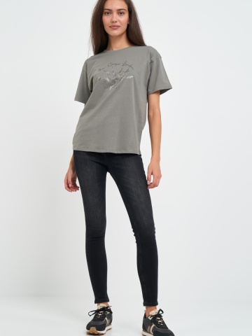 Lee Cooper - Tricou dama cu imprimeu logo - Img 6
