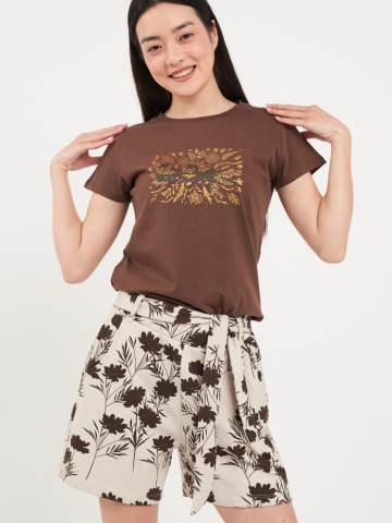 Lee Cooper - Tricou dama cu imprimeu logo - Img 4