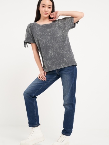 Lee Cooper - Tricou dama cu maneca scurta de culoare uniforma - Img 9