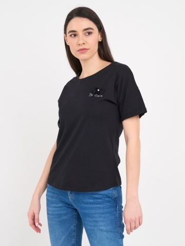 Lee Cooper - Tricou dama cu maneca scurta si detalii - Img 4