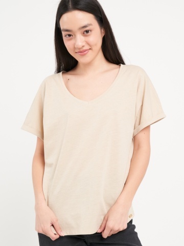 Lee Cooper - Tricou dama de culoare uniforma cu imprimeu grafic - Img 3